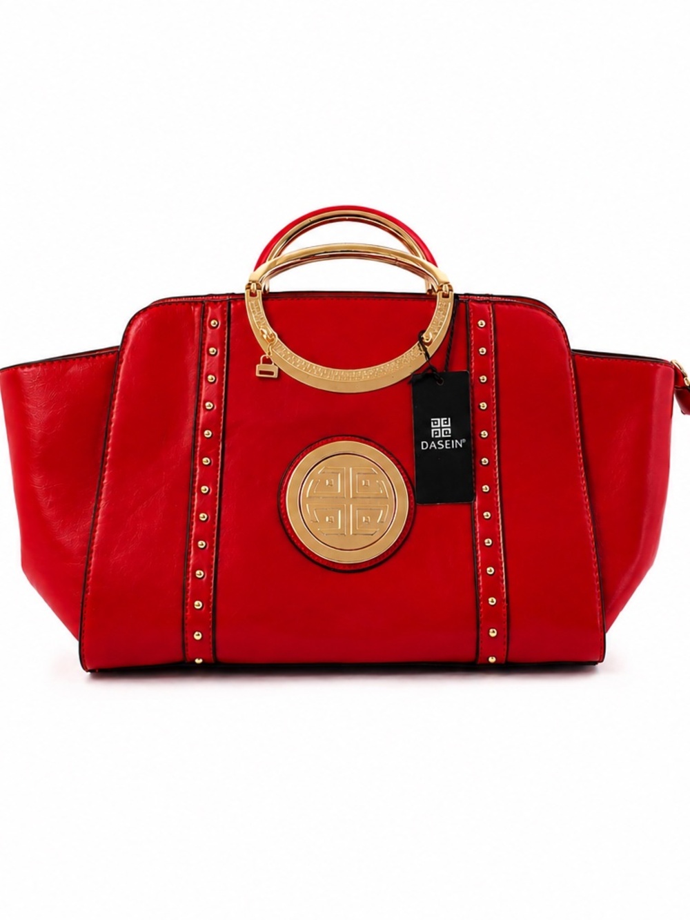Dasein Red Satchel Handbag – Chic Statement Purse